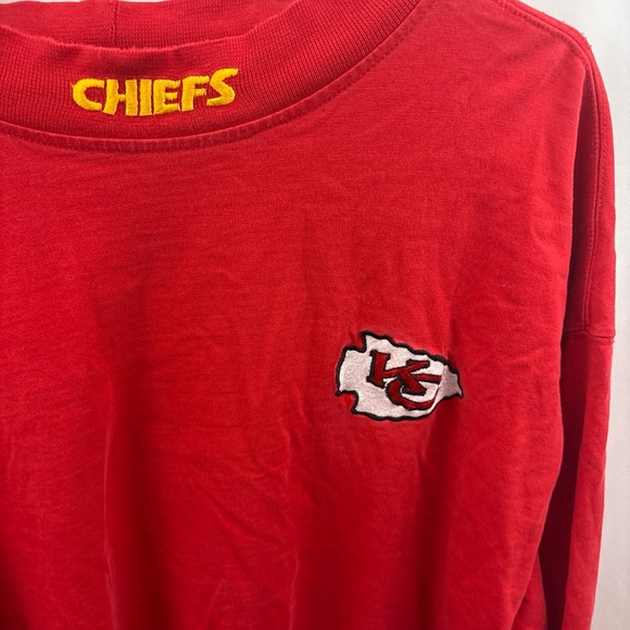 Vintage 90s Kansas City Chiefs Starter Long Sleeve Shirt Sz XXL NFL Football - Picture 4 of 16